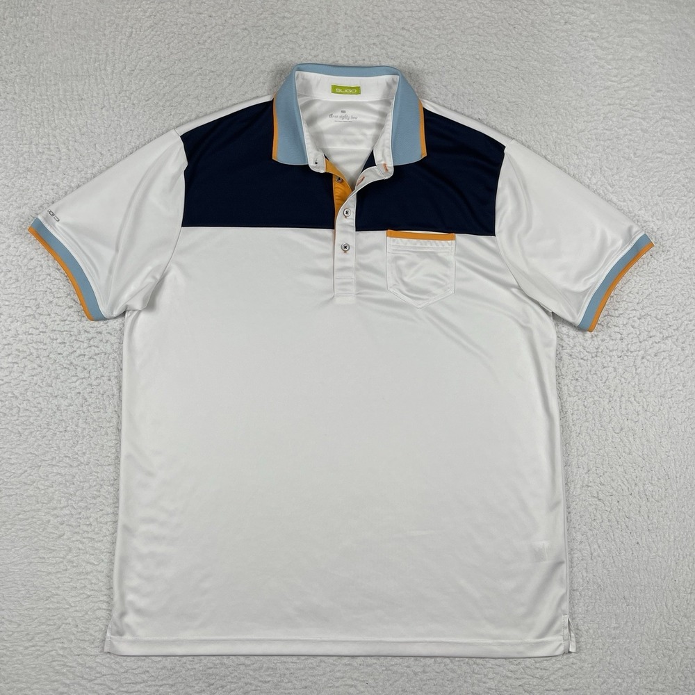Sligo Polo Shirt Mens XXL Pocket Casual Activewear Travel Golf Vacation Workwear